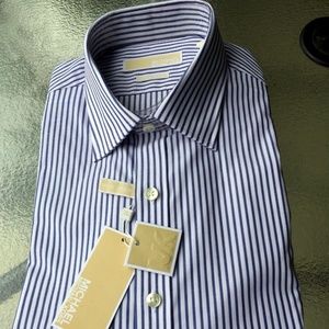 MICHAEL KORS NON IRON LONG SLEEVE BUSINESS SHIRT